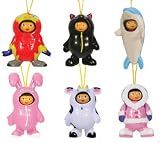 Dora the Explorer Costume Changer Figure Charms -- Set of 6 Vending Machine Toys