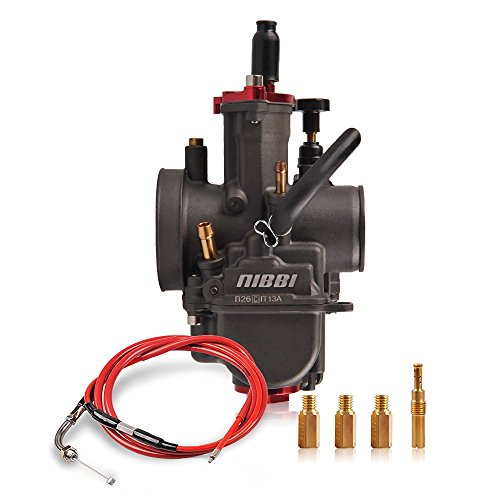 Nibbi Replacement Carb Jet Kit PE PWK Throttle Cable Air filter Hand