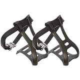 Sunlite Bicycle Mountain Bike Toe Clips And Straps, Medium, 1 Pair