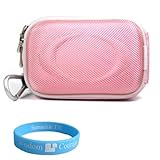 Camera Case for Flip Video MinoHD (Nylon Pink) + SumacLife TM Wisdom Courag ....