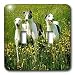 Dogs Greyhound - Greyhound - Light Switch Covers - double toggle switch
