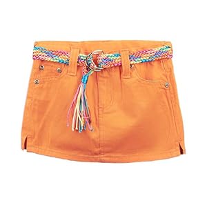 Buy Blue Heart Rainbow Belted Twill Skirt (Sizes 2T  4T) by Blue Heart