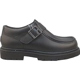 Mens Lugz Strutt Lo w Strap-Black Leather by Lugz