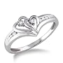 .07 ct tw Diamond Heart Promise Ring