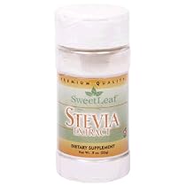 SweetLeaf Stevia Extract, Powder, .9-Ounce Jars (Pack of 2)