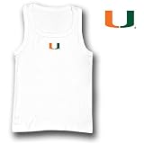 Miami Hurricanes NCAA Debut Tank Top Shirt For Women (White)