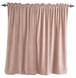 Review Arlee 29-11310TAU / Arlee Velvet 80 by 63-Inch Curtain Pole Top 2-Pack, Taupe