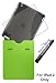 HHi iPad 2 Combo Pack – Letter Style Leather Sleeve (Green) + TPU Skin (Smoke Circle) + Crystal Clear Screen Protector + HHi Stylus Pen (Black)