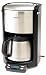 Krups FMF5 10-Cup Programmable Coffeemaker with Thermal Carafe, Black with Stainless Steel