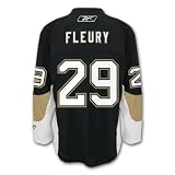 Marc-Andre Fleury Pittsburgh Penguins Reebok Premier Replica Home NHL Hockey Jersey Size XL