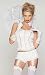 SeXy Southern Belle Costume Bustier Shorts Garters Parasol S or M