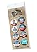 8-Pack Mini Buttons - Donald Trump - 1 Inch Lapel Pins Assorted Designs 3725