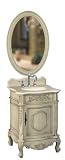 Belleforet Single Basin Vanity YOW-BF80030R. 25 1/2''W x 20 1/2''D x 37''H, Antique Parchment. Mirror And Faucet Not Included