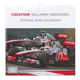 McLaren Mercedes Official 2012 Calendar - 30 x 30 cms (12 x 12 Inches)
