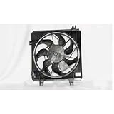 98-04 KIA SPECTRA 98-01 SEPHIA CONDENSER FAN by TYC