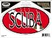 Kitchen & Housewares : Scuba Diving Oval Decal