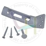 PRIME-LINE 5-1/4 White Flag Pole Holder or Bracket (U-10044)