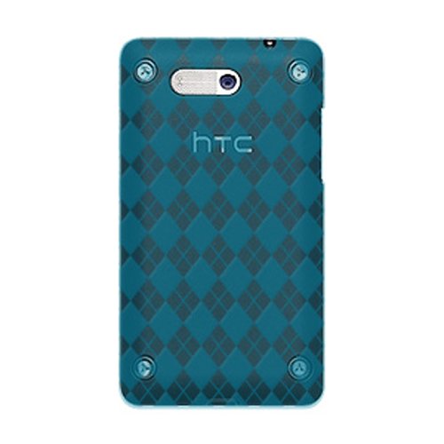 Amzer Luxe Argyle Skin Case for HTC Aria - Blue