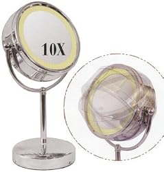 RucciChromeStandLightedMirrorReg./10x*#m783