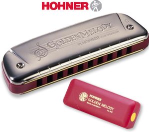 MusicalInstruments: Hohner 542/20 Golden Melody Harmonica, Key of G