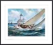 Art Poster Metal Framed Print - A Good Breeze - Artist: James Sessions- Poster Size: 25 X 30