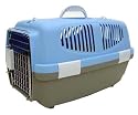 Brand New Dog Cat Pet Kennel Travel Crate Cage Carrier Z100S-Blue