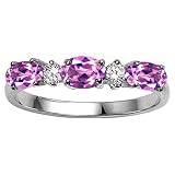 0.84 cttw Genuine Pink Tourmaline and Diamond 3 Stone Ring. - 14kt Yellow Gold