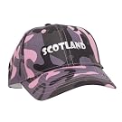 Ladies/Womens Scotland Embroidered Camouflage Baseball Cap
