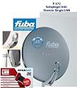 P172 Fuba Sat Spiegel  DAA 780 anthr. inkl. Diavolo Single LNB
