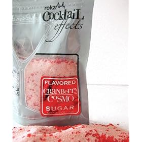 Cranberry Cosmo Cocktail Sugar, drink rimmer - 3 pack by Rokz