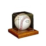 Acrylic Clear Wood Bottom Mlb Baseball Display Case