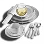 International Table for 4 - Platinum Banded Dinnerware Set