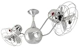 Matthews Fan VB-CR-MTL-STD Vent Bettina Fan - Metal Chrome Ceiling Fan 42 Span - FREE SHIPPING