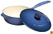 Le Creuset Enameled Cast-Iron 2-1/4-Quart Saucier Pan, Cobalt Blue