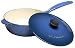 Le Creuset Enameled Cast-Iron 2-1 4-Quart Saucier Pan, Cobalt Blue