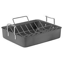 Calphalon Classic Hard Anodized 16-Inch Roaster with Nonstick Rack