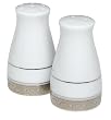 Noritake Crestwood Platinum Salt and Pepper Shakers