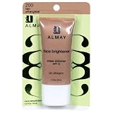 Almay Face Brightener with SPF 15, 200 Tan Afterglow, 1-Ounce Tubes (Pack of 2)