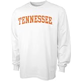 Tennessee Volunteers White Vertical Arch Long Sleeve T-shirt