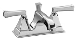 KOHLER K-452-4V-CP Memoirs Centerset Lavatory Faucet with Stately Design, Polished Chrome