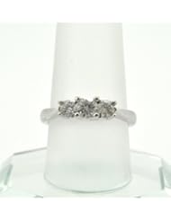 14K White Gold Diamond Ring