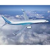 New Livery 737 In Flight Matted Print