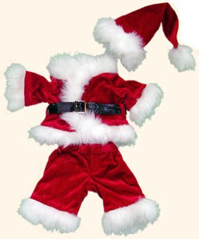 4110fgblfyL Santa Claus Outfit for 14 18 Make Your Own Stuffed Animals