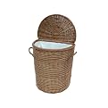Organize-It Rustic Willow Half Moon Hamper