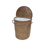 Organize-It Rustic Willow Half Moon Hamper