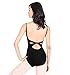 Theatricals Womens Cotton Twist Back Camisole Dance Leotard Black S TH5509