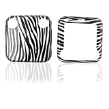 4110jtH30wL. SL160  For Nokia Twist 7705 Hard CaseSilver/Black Zebra