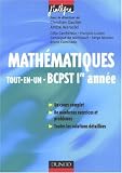 Mathématiques Tout-en-un BCPST 1e année : Cours et exercices corrigés