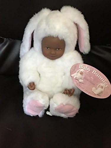 Baby Bunnies Anne Geddes AA Ethnic Plush Bean Filled 8"