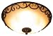 Eurofase 13404-017 Chateau 3-Light Flush Mount, Antique Bronze/Indian Scavo
